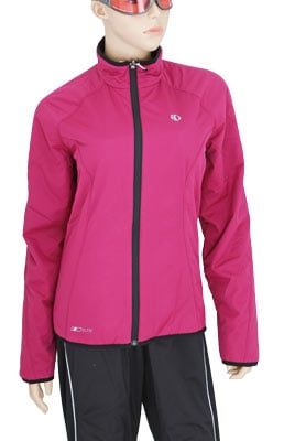 Damen Fahrrad Winterjacke in modischer Farbe mit per Reißverschluss verschließbarer Rückentasche und reflektierenden Elementen